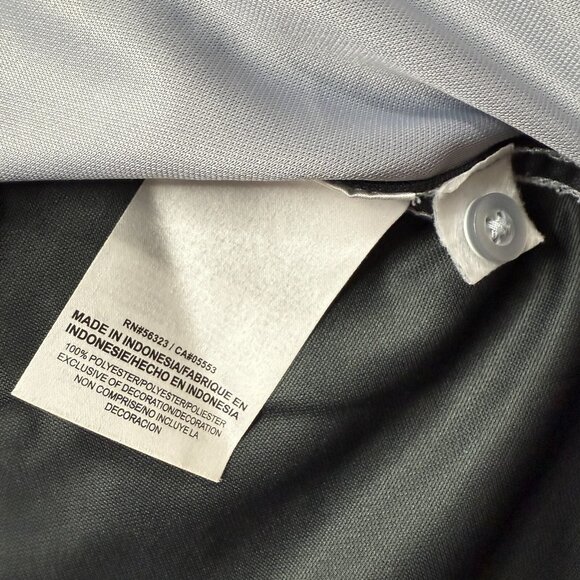 UConn Huskies Nike Polo Shirt Men 3XL White Blue Gray Colorblock Performance - Picture 6 of 13